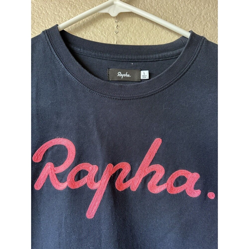 Rapha Navy and Pink Short Sleeve Tee - Picture 3 of 5